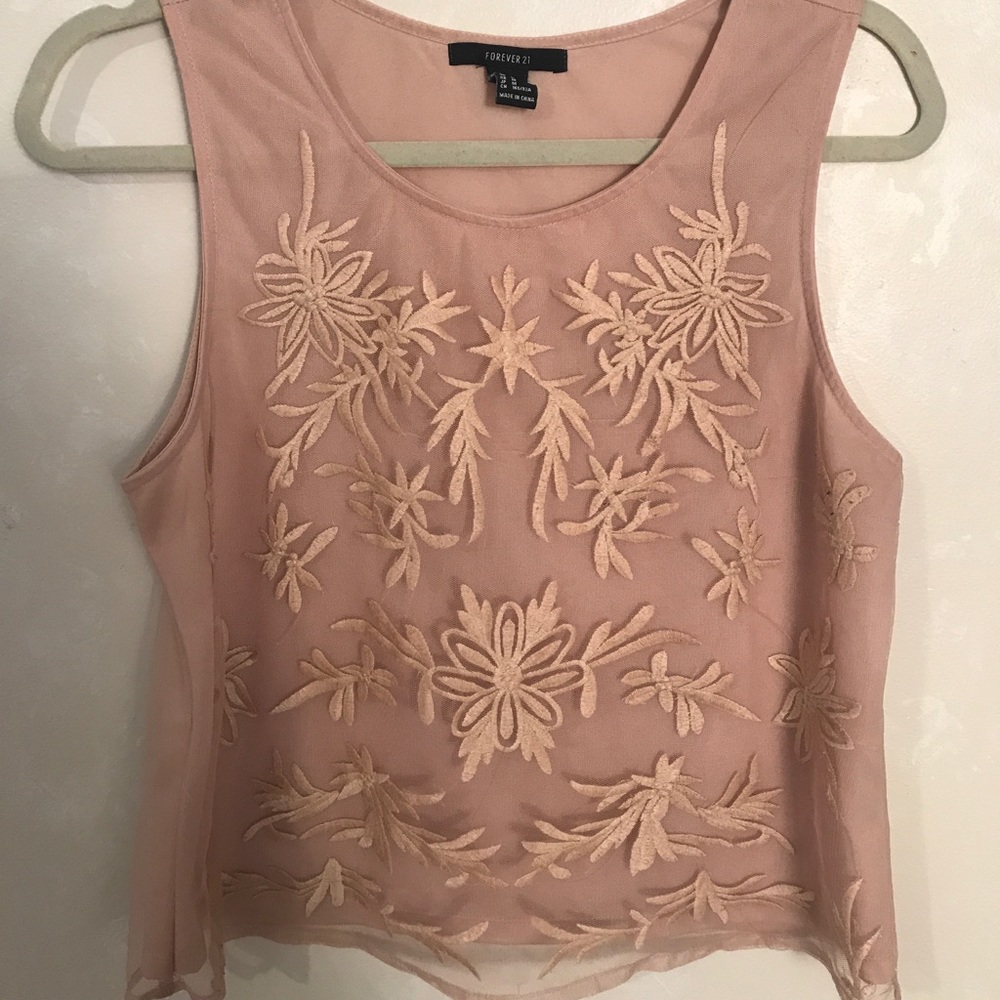 Forever 21 tan tank top